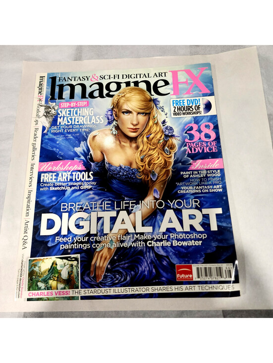 Other - ImagineFX Magazine Iss 66 Feb 2021 Charlie Bowater Ashley Wood Charles Vess DVD